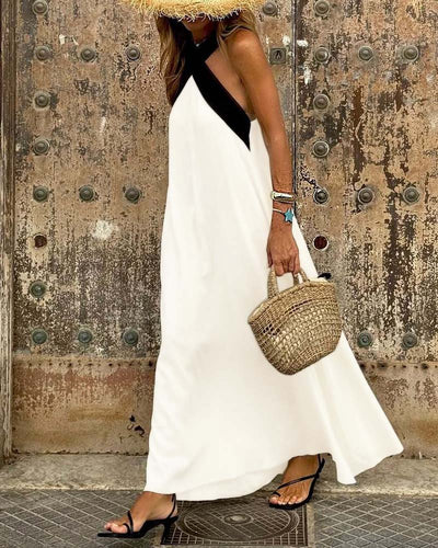 Celeste™ | Dress with Crossover Neckline