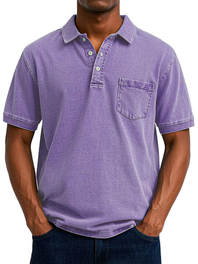 Maxime™ | Vintage casual polo shirt for men