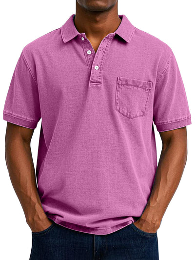 Maxime™ | Vintage casual polo shirt for men