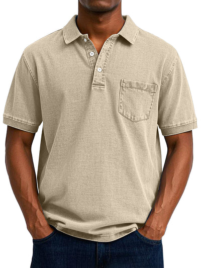 Maxime™ | Vintage casual polo shirt for men