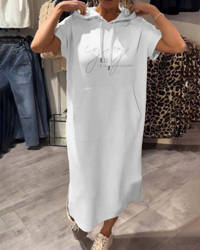 Elina™ | Relaxed Hoodie Dress