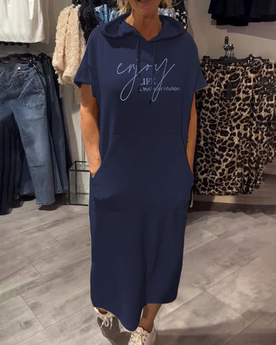 Elina™ | Relaxed Hoodie Dress