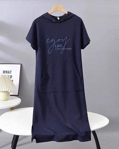 Elina™ | Relaxed Hoodie Dress