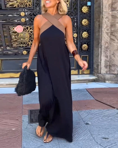 Celeste™ | Dress with Crossover Neckline