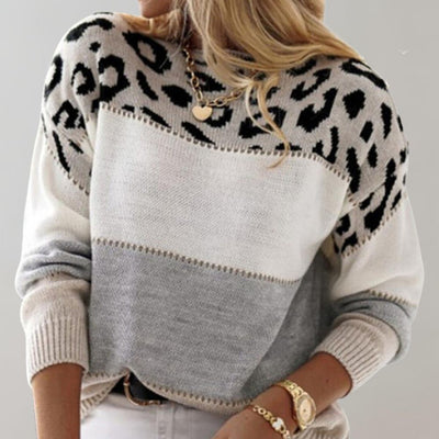 Cheyenne™ |  Casual Sweater with Leopard Design