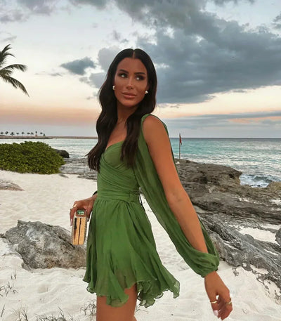 Elodie™ | Romantic Balloon-Sleeve Dress