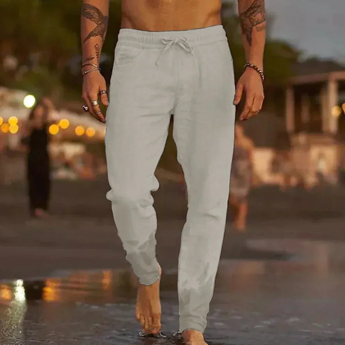 Luciano™ | Linen Beach Trousers