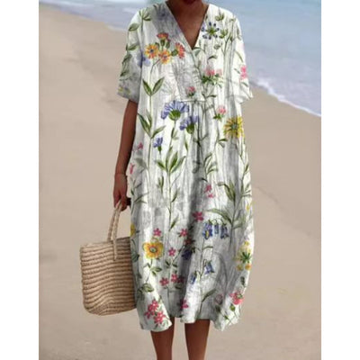 Odette™ | Vintage Floral Dress – Limited Edition