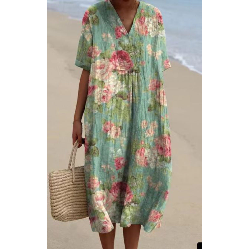 Odette™ | Vintage Floral Dress – Limited Edition