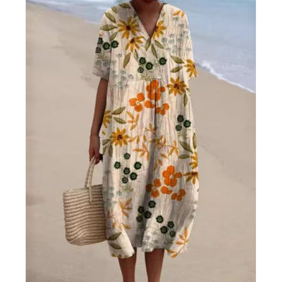 Odette™ | Vintage Floral Dress – Limited Edition