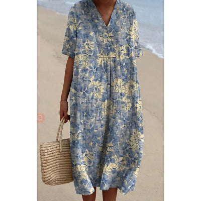 Odette™ | Vintage Floral Dress – Limited Edition