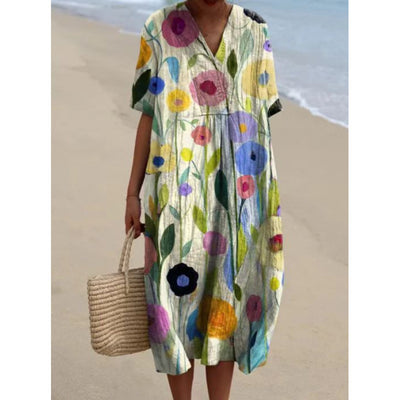 Odette™ | Vintage Floral Dress – Limited Edition