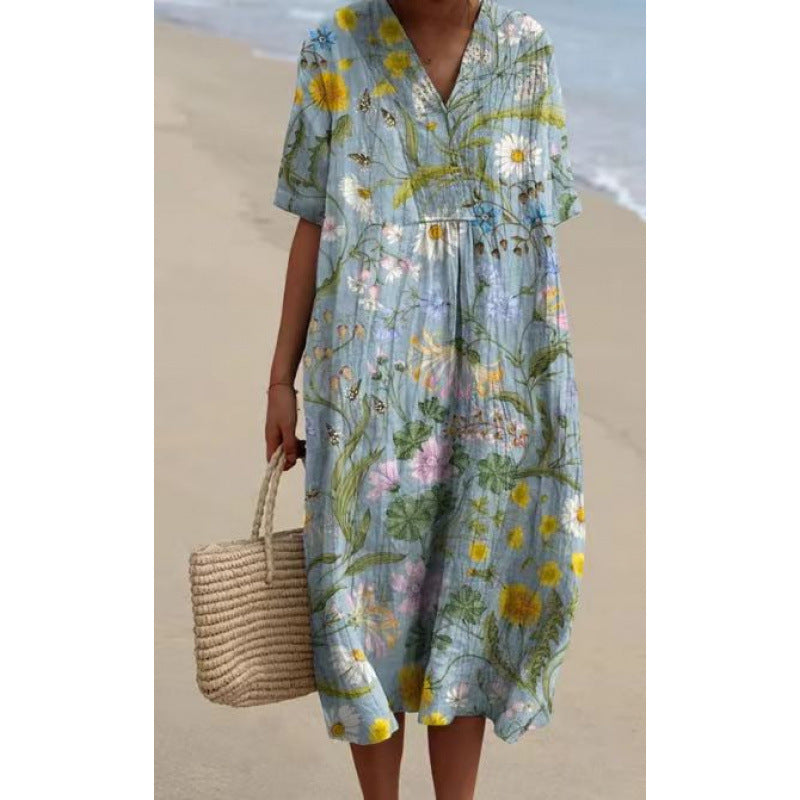 Odette™ | Vintage Floral Dress – Limited Edition