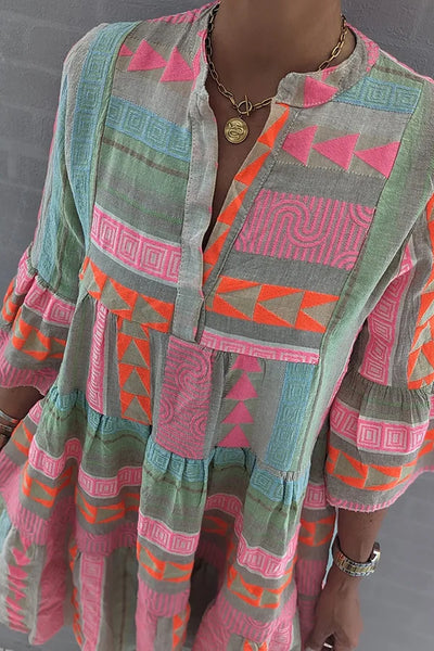 Nova ™ | Boho Tiered Swing Dress