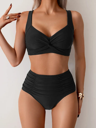 Aurelle™ | Ruffled Bandeau Bikini