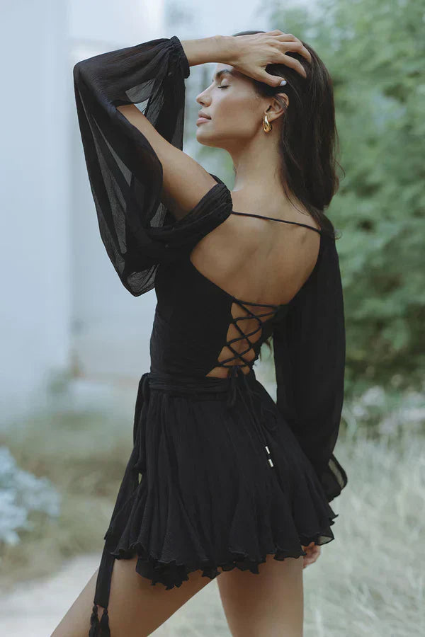 Elodie™ | Romantic Balloon-Sleeve Dress