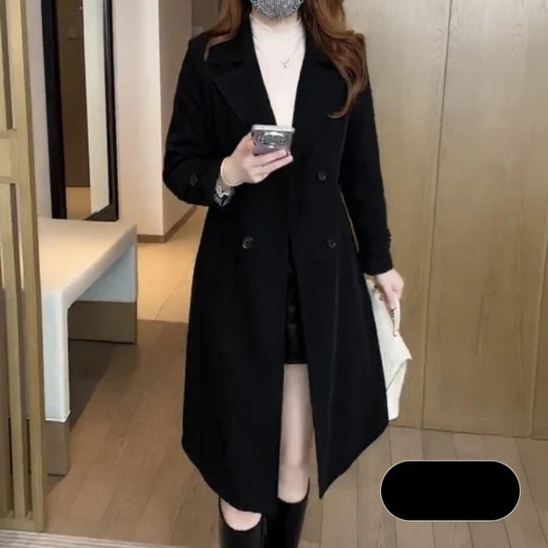 Alina™ | Elegant Lined Trench Coat