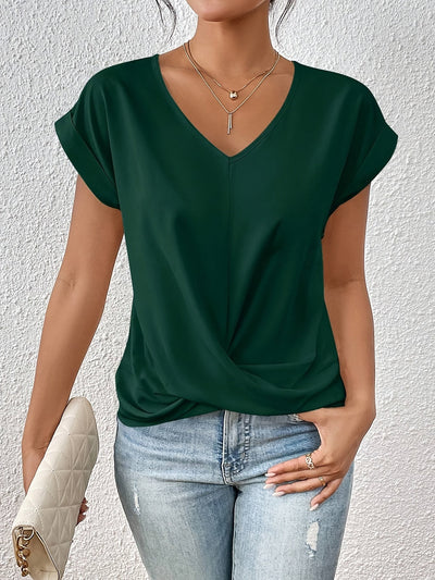 Arlena™ | Casual Sweetheart Neckline Tee (Buy 1, Get 1 Free)