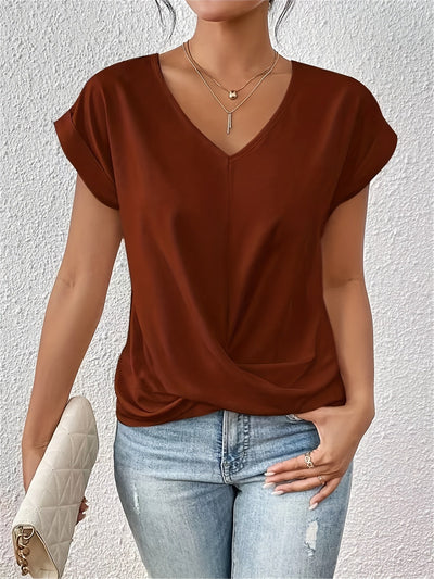Arlena™ | Casual Sweetheart Neckline Tee (Buy 1, Get 1 Free)
