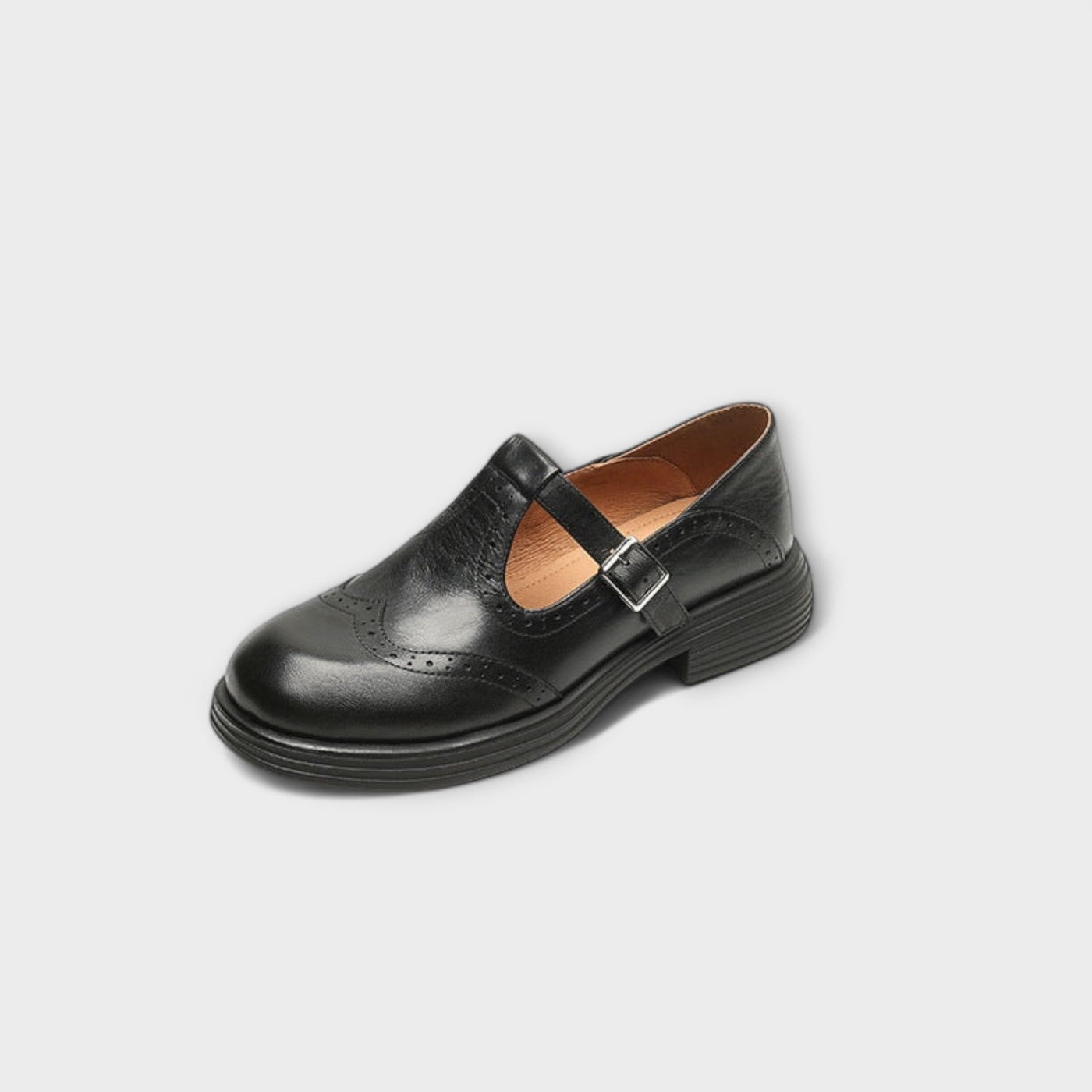 Clarisse™ | Elegant Leather Mary Janes