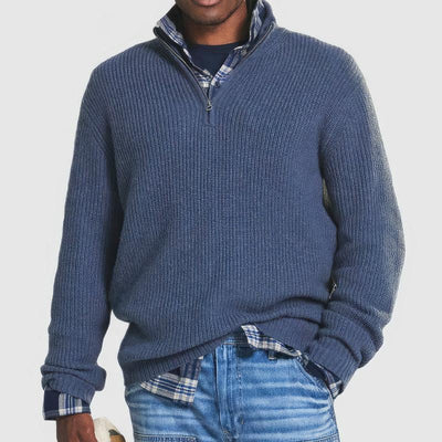 Finn™ | Knitted Men's Sweater with Zipper