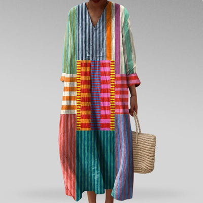 Selena™ | Elegant Geometric Dress