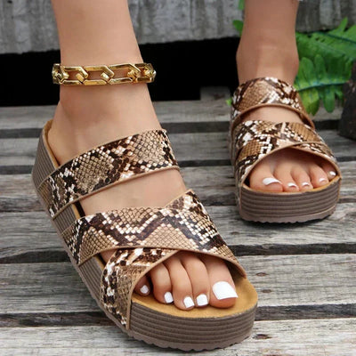 Freya™ | Braided Cross-Strap Sandals for Women