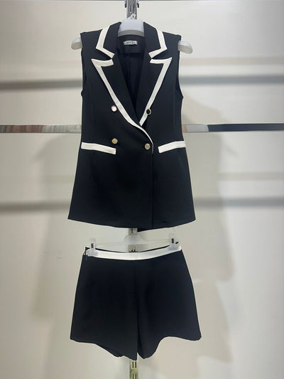 Vivienne™ | Chic Blazer & Shorts Duo