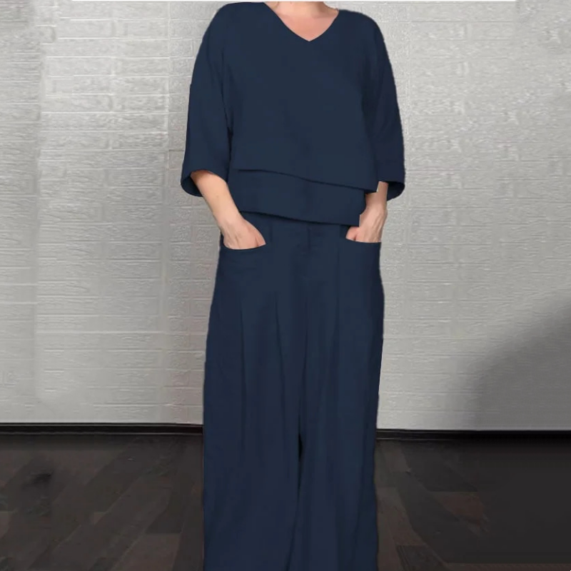 Renata™ | 2-Piece Set with Relaxed Fit & Minimal Everyday Style