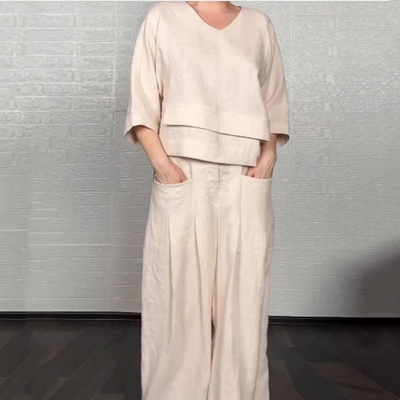 Renata™ | 2-Piece Set with Relaxed Fit & Minimal Everyday Style