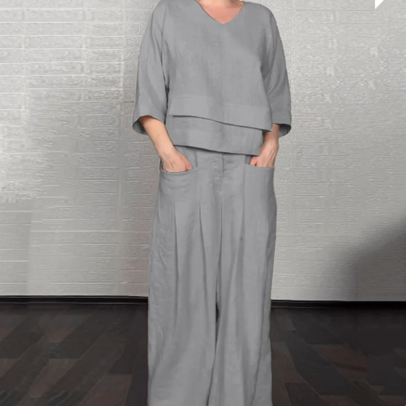 Renata™ | 2-Piece Set with Relaxed Fit & Minimal Everyday Style