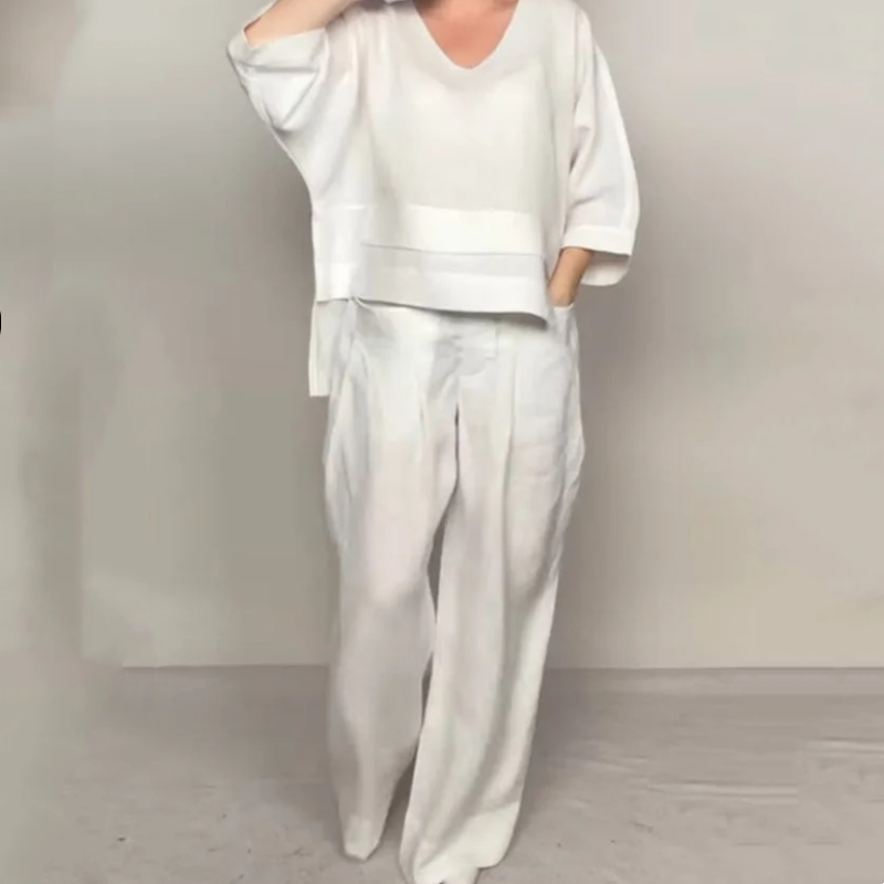 Renata™ | 2-Piece Set with Relaxed Fit & Minimal Everyday Style