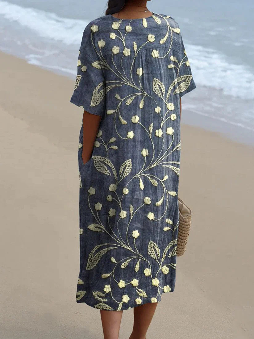Odette™ | Vintage Floral Dress – Limited Edition